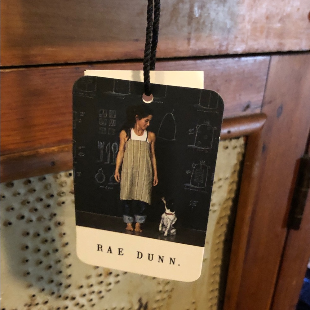 Rae Dunn MAGAZINES Cream Canvas Magazine Rack (Canvas/Wood/Metal) No Bundle! - Picture 9 of 10